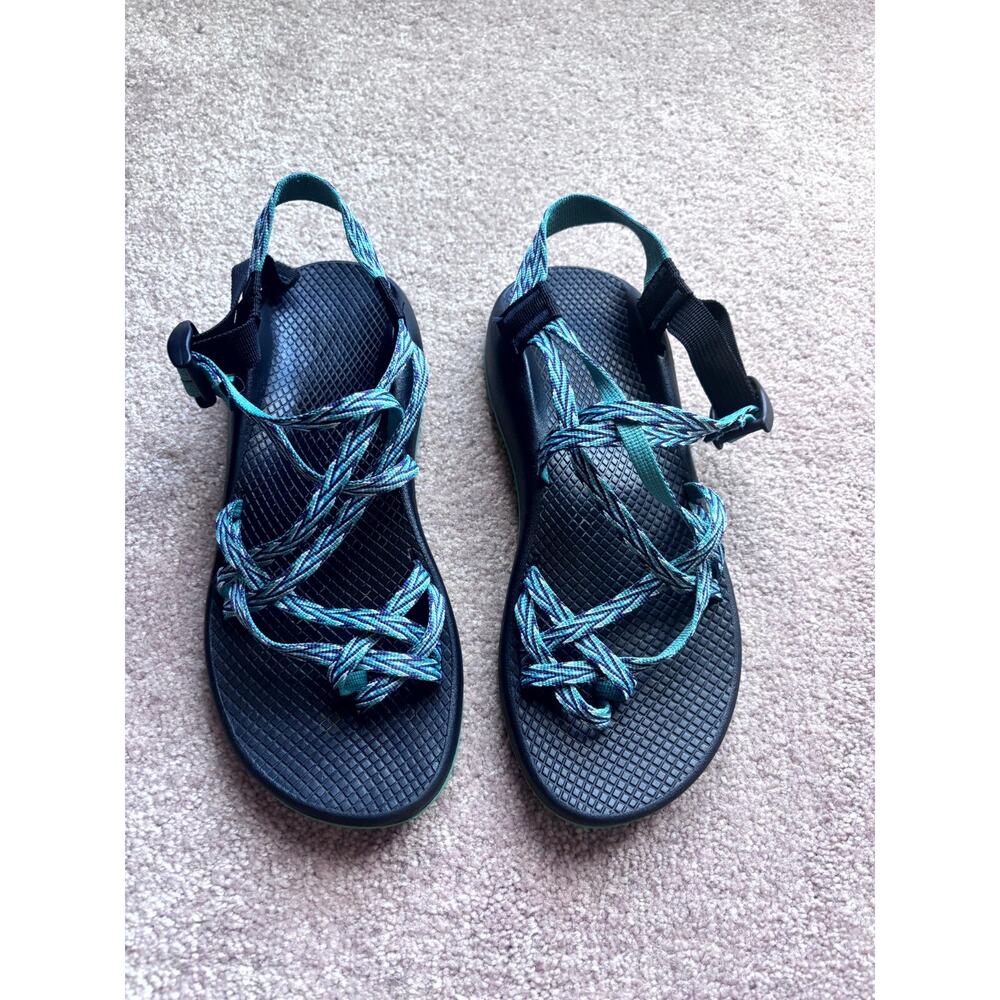 Chaco ZX/2 Womens Shoes 10 Multi Chevron Dual Straps Outdoor Trail Hiking Sandal